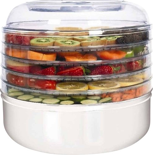  Ronco - 5-Tray Electric Food Dehydrator - White