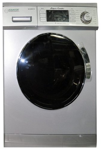  Equator - 1.6 Cu. Ft. 7-Cycle Washer and 7-Cycle Electric Dryer Combo - Silver