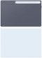 Samsung - Galaxy Tab S10 FE+ Smart Book Cover - Blue-Front_Standard