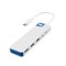 Hyper - HyperDrive Flex 5 Port USB-C Hub - Blue-Front_Standard