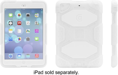  Griffin - Survivor Case for Apple® iPad® mini and iPad mini with Retina Display - Clear/White