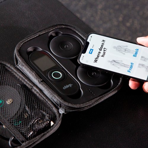Chirp Halo Muscle Stimulator-Double - Black WORLDWIDE DELIVERY