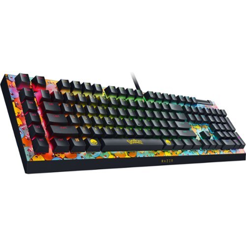 Razer BlackWidow V4 X Full Size Wired Mechanical Green Clicky Switch Gaming Keyboard with Chroma RGB Backlighting - Pokémon Edition WHERE TO BUY