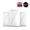 TP-Link - Deco 7 Pro BE14000 Tri-Band Wi-Fi 7 Whole Home Mesh Router System - Deco BE68 (3-pack) - White-Front_Standard