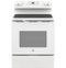 GE - 5.3 Cu. Ft. Freestanding Electric Range with Self-cleaning - White-Front_Standard