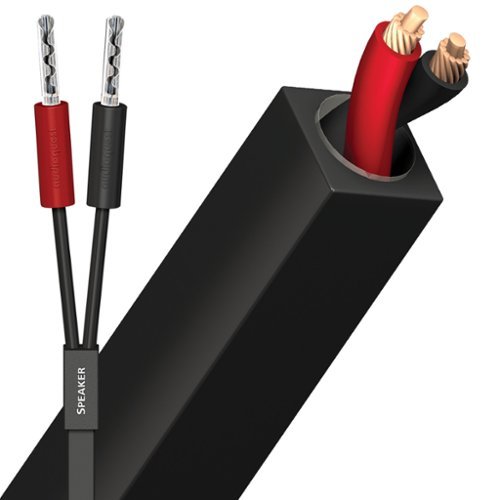 AudioQuest Q2 10' Full-Range Speaker Cable with SureGrip 100 Banana > Banana Connectors - Pair - Black GLOBAL SHIPPING