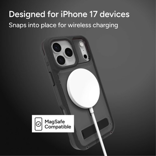 ZAGG Rainier Snap with Kickstand for Apple iPhone 17 Pro Max - Smoke Black HOW TO BUY