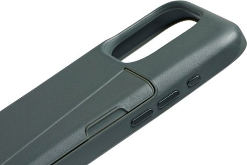 Bellroy iPhone 15 Pro Leather Phone Case - 3 Card - Everglade GLOBAL SHIPPING
