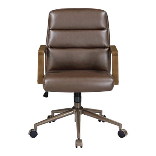 OSP Home Furnishings - Henfield Office Chair - Chocolate-Front_Standard 