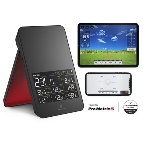 VoiceCaddie - SC4 PRO 3D Simulator & Launch Monitor - Black
