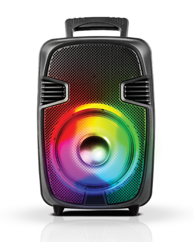 TopTech BULL 8, 8'' Bluetooth Speaker with Disco Lights