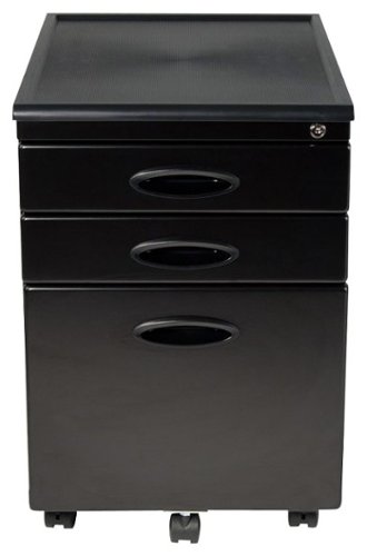Calico Designs - File Cabinet - Black