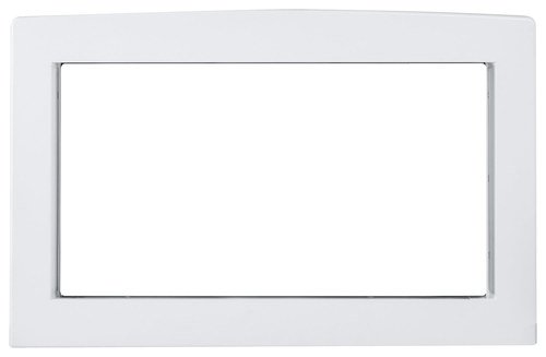 30" Trim Kit for Select GE Hotpoint Built-In Microwaves - White-Front_Standard 