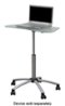 Calico Designs - Studio Designs Vision Mobile Cart - Silver-Front_Standard
