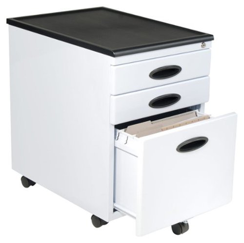 Calico Designs - Mobile File Cabinet - White