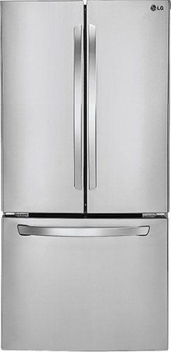  LG - 23.6 Cu. Ft. French Door Refrigerator