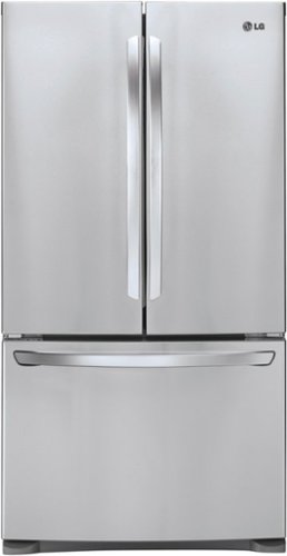  LG - 27.7 Cu. Ft. French Door Refrigerator - Stainless Steel