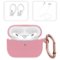 SaharaCase - Apple Airpods Pro 3 Case Kit | Added Accessories | Smooth Silicone | Anti-Shock Material | Venture Series - Desert Rose-Front_Standard