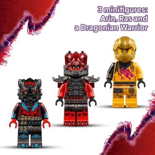 LEGO NINJAGO Ras and Arin's Super Storm Jet Building Toy 71833 WORLDWIDE DELIVERY
