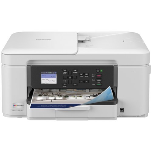 Brother - INKvestment 1365 Wireless Color Inkjet All-in-One Printer with Auto Duplex Print (MFC-J1365DW), Great for Home Offices - White
