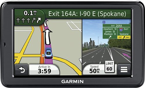  Garmin - nüvi 2595LMT - 5&quot; - Built-In Bluetooth - Lifetime Map Updates - Portable GPS - Black