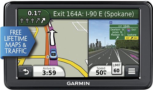  Garmin - nüvi 2555LMT 5&quot; GPS with Lifetime Map Updates and Lifetime Traffic Updates - Black