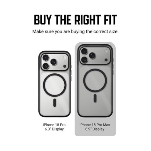 The Ridge Wallet Ridge Phone Case - Phantom - Apple iPhone 18 Pro Max and 17 Pro Max Devices - Clear GLOBAL SHIPPING
