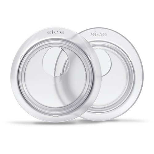 Elvie - Catch Pair of Silicone Milk Collection Cups (1oz/30ml) - White