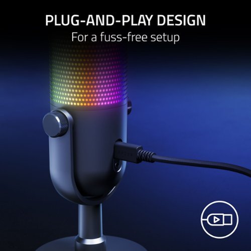 Razer Seiren V3 Chroma Wired Supercardioid Condenser USB Microphone with 32-Bit DSP - White HOW TO BUY