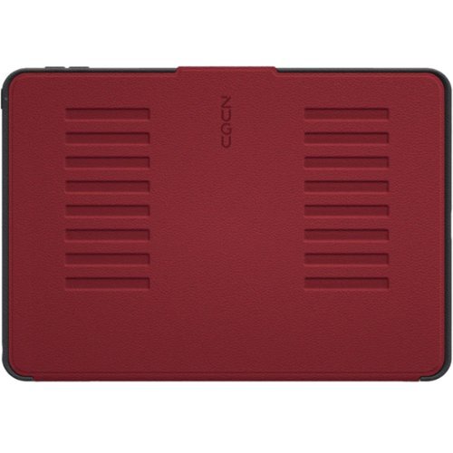 ZUGU - Slim Protective Case for Apple iPad 10.2 Case (7th/8th/9th Generation, 2019/2020/2021) - Red-Front_Standard 
