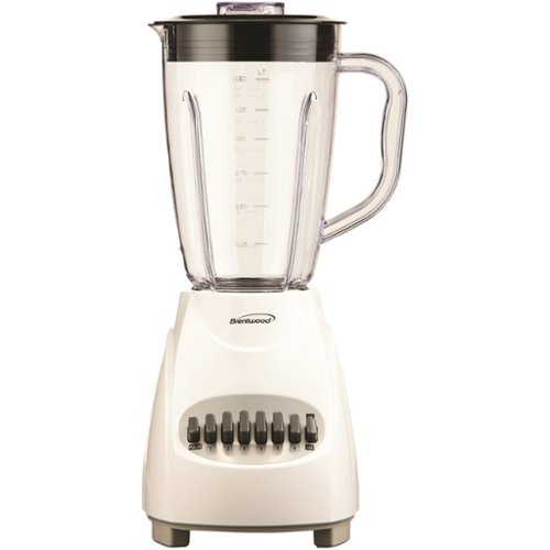 Brentwood - 12-Speed Blender - White-Front_Standard 