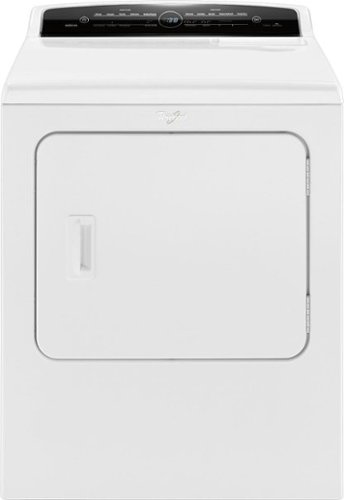  Whirlpool - Cabrio 7.0 Cu. Ft. 23-Cycle Electric Dryer with Steam - White