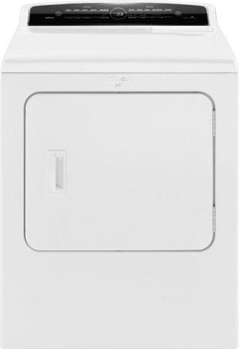  Whirlpool - Cabrio 7.0 Cu. Ft. 23-Cycle Steam Gas Dryer - White