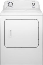 Amana - 6.5 Cu. Ft. Electric Dryer with Automatic Dryness Control - White - Front_Standard