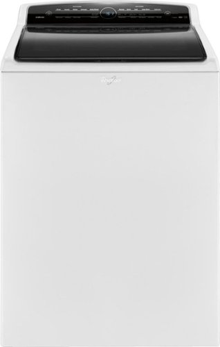  Whirlpool - Cabrio 4.8 Cu. Ft. 26-Cycle High-Efficiency Steam Top-Loading Washer - White