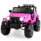 Best Choice Products - Jumbo 12V Kids Electric Ride On Car with Parent Remote, Seat Harness, 65 lb Capacity - Pink-Front_Standard
