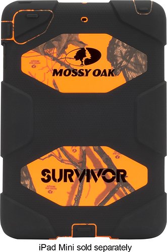  Griffin - Survivor Mossy Oak Case for Apple® iPad® mini and iPad mini with Retina Display - Orange/Black