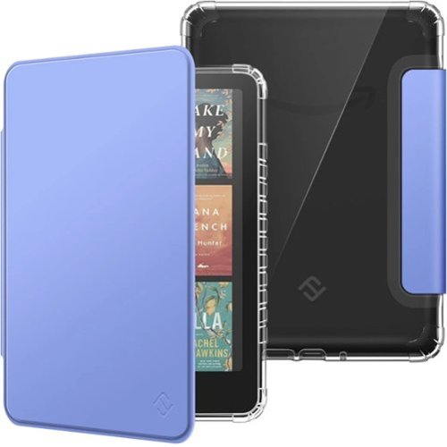 Kitcheniva - Soft Transparent Case For 7 Inch Kindle Paperwhite 12th 2024 Protective Shell - Ultramarine-Front_Standard 