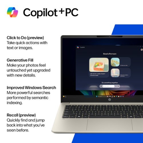 HP OmniBook 3 - 14 2K Touchscreen Laptop - Snapdragon X - 16GB Memory - 512GB SSD - Copilot+ PC - Warm Gold BUY IN MIDDLE EAST