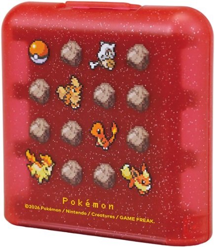 Hori - 24-Game Card Case (Pokemon Pixel for Nintendo Switch 2 - Red