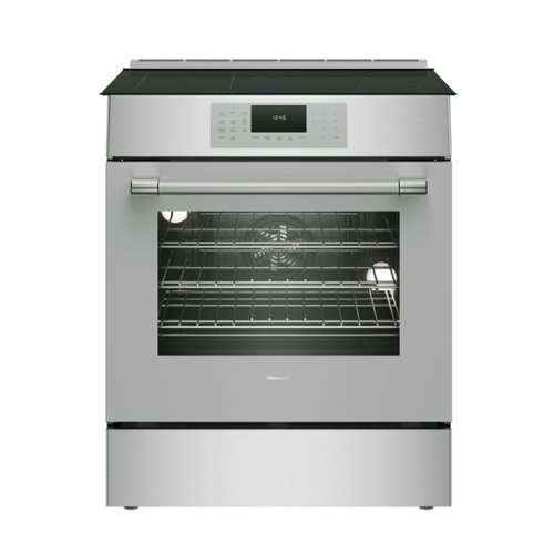 Thermador - Masterpiece 30 in. Wide 4.6 Cu. Ft. Slide-in Electric Induction True Convection Range with 4 Elements - Stainless Steel