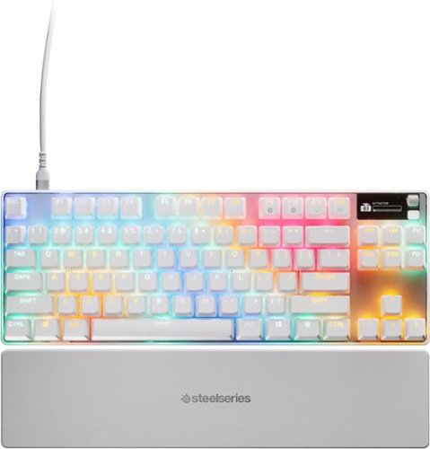 SteelSeries Apex Pro TKL Gen 3 Wired Mechanical OmniPoint Adjustable HyperMagnetic Gaming Keyboard  with Rapid Tap - White WHERE TO BUY