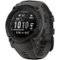 Garmin - Instinct E GPS Smartwatch 40 mm Fiber-reinforced Polymer - Black with Charcoal Band - (2025)-Front_Standard