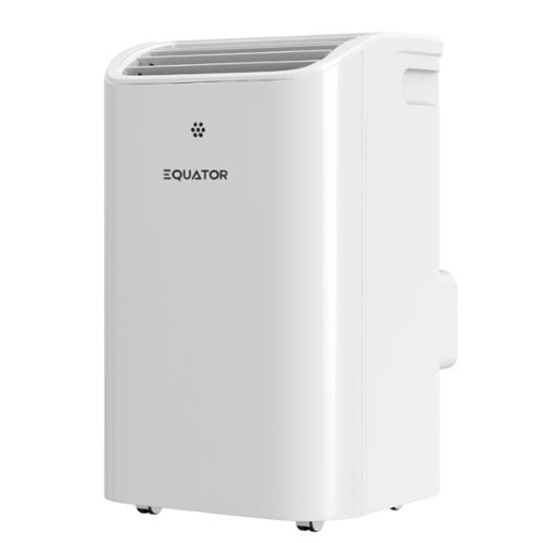 Equator - 16000 BTU Inverter Portable AC Dual Hose with Heat Pump, 4-in-1 Cooling Heating Dehumidifier Fan, 700 Sq Ft - White-Front_Standard 