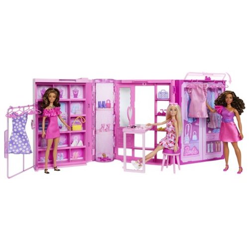 Barbie - 3' Dream Closet with 1.5" Doll and Accessories