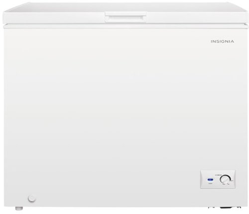 Insignia™ - 7 Cu. Ft. Manual Defrost Garage-Ready Chest Freezer - White