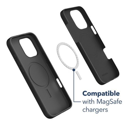 Insignia™ Silicone Case with MagSafe for iPhone 16 Pro - Black WORLDWIDE DELIVERY