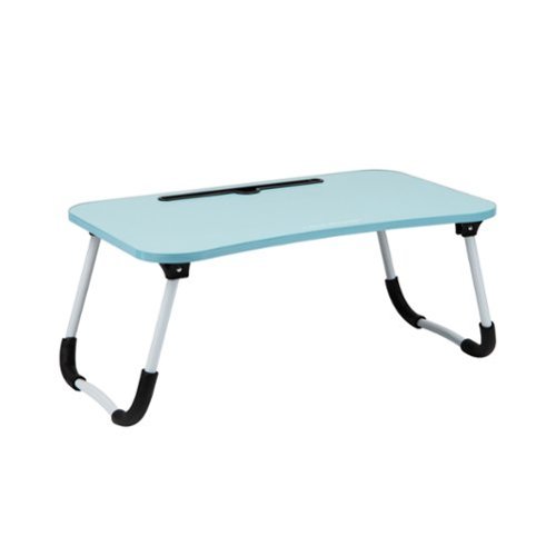 Mind Reader Lap Desk Laptop Stand, Bed Tray, Folding Legs, Couch Table, Portable, MDF , 23.25L x 13.75W x 10.5H - Blue WHERE TO BUY
