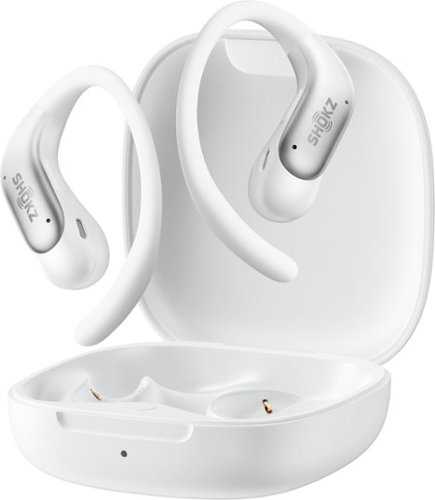 Shokz - OpenFit Air 2 Open-Ear True Wireless Bluetooth Earbuds - White