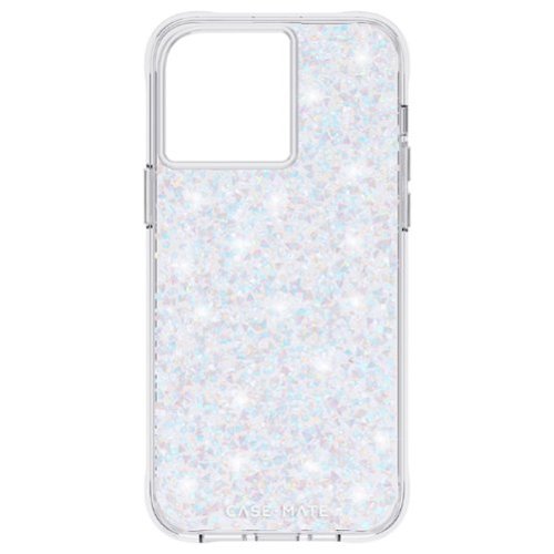 Case-Mate - Antimicrobial Hardshell Case with MagSafe for Apple iPhone 14 Pro Max - Twinkle Diamond-Front_Standard 